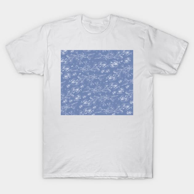 Deep blue pohutukawa flowers T-Shirt by EmilieGeant